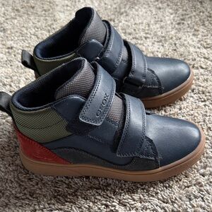 Geox Kids' Blue and Red Sneakers